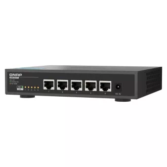 Stikalo QNAP QSW-3205-5T (5x 10GbE, pasivno hlajenje, podpora 100M/ 1G/ 2,5G/ 5G in 10G)