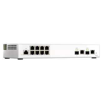 Upravljano stikalo QNAP QSW-M2108-2C (8x 2,5GbE RJ45 in 2x kombinirano 10GbE SFP /RJ-45)