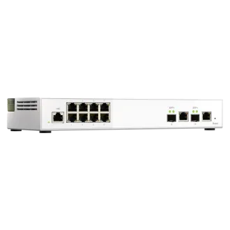 Upravljano stikalo QNAP QSW-M2108-2C (8x 2,5GbE RJ45 in 2x kombinirano 10GbE SFP /RJ-45) Upravljano stikalo QNAP QSW-M2108-2C (8x 2,5GbE RJ45 in 2x kombinirano 10GbE SFP /RJ-45)