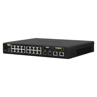 Upravljano stikalo QNAP QSW-M2116P-2T2S (16x 2,5GbE PoE  RJ45 / 2x 10GbE RJ45 PoE   / 2x 10GbE SFP )