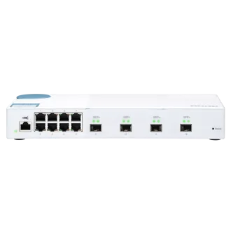 QNAP-ov upravljani stikalo QSW-M408S (12 vrat: 8x gigabitnih vrat   4x 10G SFP  vrata)