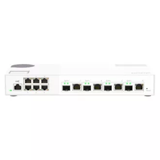 Upravljano stikalo QNAP QSW-M2106-4C (6x 2,5GbE RJ45 in 4x kombinirano 10GbE SFP  / 10GbE RJ-45)