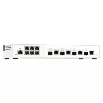 Upravljano stikalo QNAP QSW-M2106-4C (6x 2,5GbE RJ45 in 4x kombinirano 10GbE SFP  / 10GbE RJ-45)
