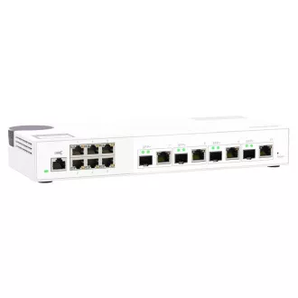 Upravljano stikalo QNAP QSW-M2106-4C (6x 2,5GbE RJ45 in 4x kombinirano 10GbE SFP  / 10GbE RJ-45)