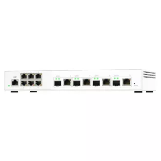 Upravljano stikalo QNAP QSW-M2106-4C (6x 2,5GbE RJ45 in 4x kombinirano 10GbE SFP  / 10GbE RJ-45)