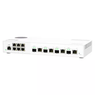 Upravljano stikalo QNAP QSW-M2106-4C (6x 2,5GbE RJ45 in 4x kombinirano 10GbE SFP  / 10GbE RJ-45)