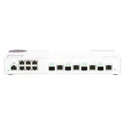 Upravljano stikalo QNAP QSW-M2106-4C (6x 2,5GbE RJ45 in 4x kombinirano 10GbE SFP  / 10GbE RJ-45)
