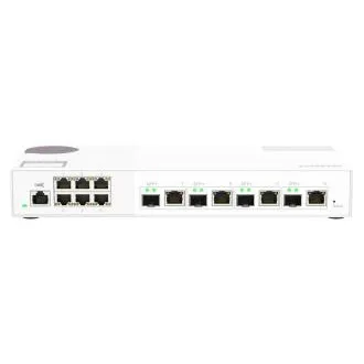 Upravljano stikalo QNAP QSW-M2106-4C (6x 2,5GbE RJ45 in 4x kombinirano 10GbE SFP / 10GbE RJ-45) Upravljano stikalo QNAP QSW-M2106-4C (6x 2,5GbE RJ45 in 4x kombinirano 10GbE SFP / 10GbE RJ-45)