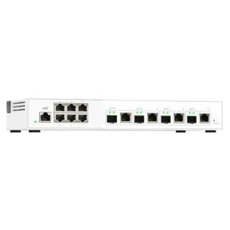 Upravljano stikalo QNAP QSW-M2106-4C (6x 2,5GbE RJ45 in 4x kombinirano 10GbE SFP / 10GbE RJ-45) Upravljano stikalo QNAP QSW-M2106-4C (6x 2,5GbE RJ45 in 4x kombinirano 10GbE SFP / 10GbE RJ-45)