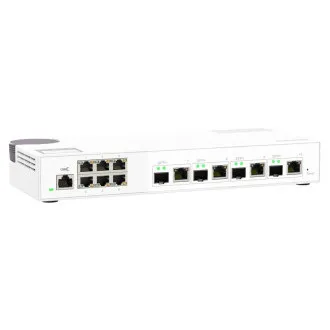 Upravljano stikalo QNAP QSW-M2106-4C (6x 2,5GbE RJ45 in 4x kombinirano 10GbE SFP / 10GbE RJ-45) Upravljano stikalo QNAP QSW-M2106-4C (6x 2,5GbE RJ45 in 4x kombinirano 10GbE SFP / 10GbE RJ-45)
