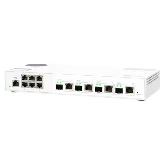 Upravljano stikalo QNAP QSW-M2106-4C (6x 2,5GbE RJ45 in 4x kombinirano 10GbE SFP / 10GbE RJ-45) Upravljano stikalo QNAP QSW-M2106-4C (6x 2,5GbE RJ45 in 4x kombinirano 10GbE SFP / 10GbE RJ-45)