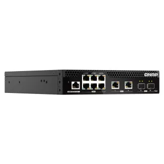 Upravljano stikalo QNAP QSW-M2106R-2S2T (6x 2,5GbE RJ45, 2x 10GbE RJ45, 2x 10GbE SFP , majhna širina) Upravljano stikalo QNAP QSW-M2106R-2S2T (6x 2,5GbE RJ45, 2x 10GbE RJ45, 2x 10GbE SFP , majhna širina)