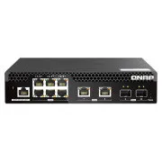 Upravljano stikalo QNAP QSW-M2106R-2S2T (6x 2,5GbE RJ45, 2x 10GbE RJ45, 2x 10GbE SFP , majhna širina)