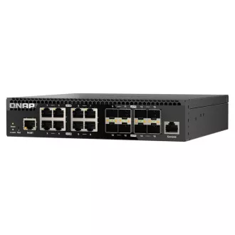 Upravljano stikalo QNAP QSW-M3212R-8S4T (4x vrata 10GbE   8x vrata 10G SFP , polovična širina)