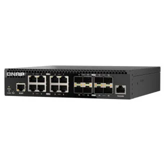 Upravljano stikalo QNAP QSW-M3212R-8S4T (4x vrata 10GbE   8x vrata 10G SFP , polovična širina)