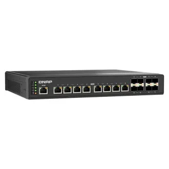 Upravljano industrijsko stikalo QNAP QSW-IM3216-8S8T: 16x 10G vrat (8x 10Gb SFP  in 8x 10Gb RJ-45)