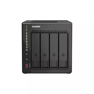 QNAP NVR QVP-41C (4-jedrni 2,6 GHz, 8 GB RAM, 4xSATA, 2x2,5 GbE, 2xM.2 reža, 2xHDMI, kamere: 8 (največ 24)