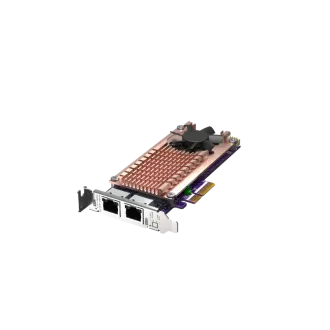 Serija QNAP QM2, 2 reži PCIe 2280 M.2 SSD, PCIe Gen3 x 4 , 2 x vrata Intel I225LM 2,5GbE NBASE-T