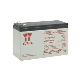 Baterija YUASA NPW45-12 (12V; 45W/celico; 9Ah; faston F2) Baterija YUASA NPW45-12 (12V; 45W/celico; 9Ah; faston F2)