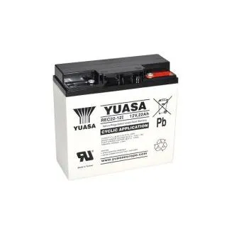 Baterija YUASA REC22-12I (12V; 22Ah; ciklična) Baterija YUASA REC22-12I (12V; 22Ah; ciklična)