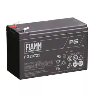 Fiammova svinčena baterija FG20722 12V/7,2Ah Faston 6,3 Fiammova svinčena baterija FG20722 12V/7,2Ah Faston 6,3