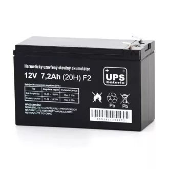 Baterija UPS 12V 7,2Ah F2