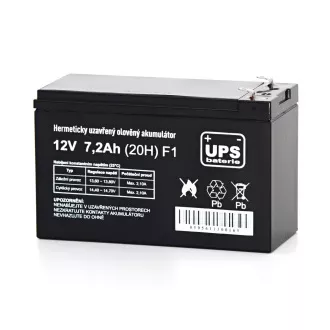 Baterija UPS 12V 7,2Ah F1