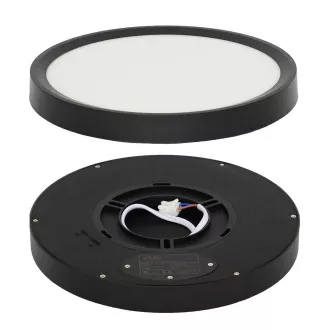 Svetilka NOMY LED 18W BLACK z nadzorom temperature svetlobe