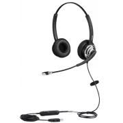 WELL Mairdi MRD-805D USB, slušalke z dvema ušesoma (USB z nadzorom glasnosti)