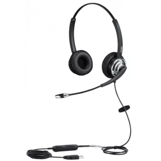 WELL Mairdi MRD-805D USB, slušalke z dvema ušesoma (USB z nadzorom glasnosti)