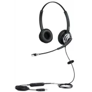 WELL Mairdi MRD-805D USB, slušalke z dvema ušesoma (USB z nadzorom glasnosti)