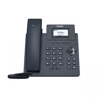 Yealink SIP-T30P Telefon SIP, PoE, 2,3" 132x64 neosvetljen LCD, 1 x račun SIP, 100M Eth