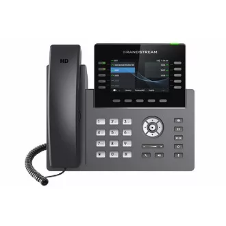 Grandstream GRP2615 Telefon SIP, 4,3-palčni zaslon TFT, 5 računov SIP, 10 programabilnih razširitev, 2x1Gb, WiFi, BT