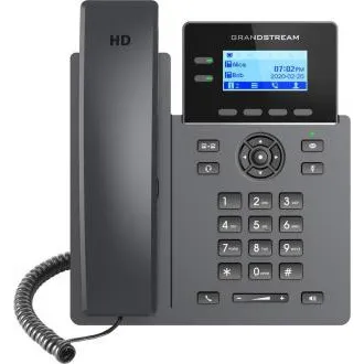 SIP-telefon Grandstream GRP2602W, 2,21-palčni LCD-zaslon z osvetlitvijo, 4 SIP-računi, 2x100 Mbit vmesnika, WiFi