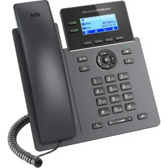 SIP-telefon Grandstream GRP2602W, 2,21-palčni LCD-zaslon z osvetlitvijo, 4 SIP-računi, 2x100 Mbit vmesnika, WiFi