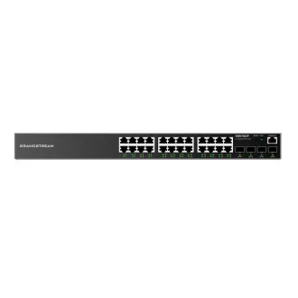 Grandstream GWN7803P Upravljano omrežno stikalo L2 PoE 24x 1Gb RJ45, 4x SFP, DHCP, QoS, VLAN Grandstream GWN7803P Upravljano omrežno stikalo L2 PoE 24x 1Gb RJ45, 4x SFP, DHCP, QoS, VLAN