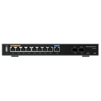 Grandstream GWN7003 Usmerjevalnik VPN 2 SFP, 9 Gb vrat / 1 vhod PoE, 2 izhoda PoE