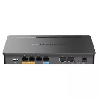 Grandstream GWN7002 Usmerjevalnik VPN 2 SFP, 4 Gb vrata / 1 vhod PoE, 2 izhoda PoE Grandstream GWN7002 Usmerjevalnik VPN 2 SFP, 4 Gb vrata / 1 vhod PoE, 2 izhoda PoE