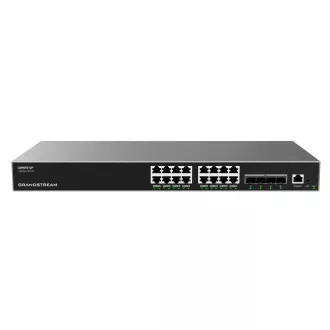 Grandstream GWN7812P L3 Upravljano omrežno stikalo PoE 16 vrat / 4 SFP , VLAN, DHCP, zlaganje
