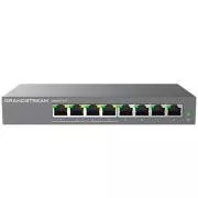 Grandstream GWN7711P Upravljano stikalo Layer 2 Lite, 8 vrat, 4x PoE/PoE