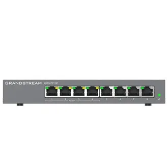 Grandstream GWN7711P Upravljano stikalo Layer 2 Lite, 8 vrat, 4x PoE/PoE Grandstream GWN7711P Upravljano stikalo Layer 2 Lite, 8 vrat, 4x PoE/PoE