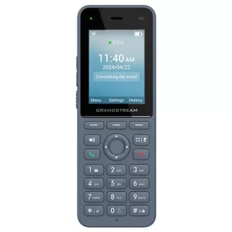 Grandstream WP826 telefon SIP WiFi, 2,4-palčni zaslon, 3 računi SIP, BT, USB-C