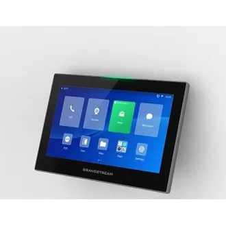 Grandstream GSC3575 Domofon in nadzorna postaja SIP, 7-palčni zaslon na dotik, Wi-Fi 6, BT, 6 računov SIP, črna