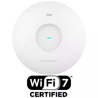 Grandstream GWN7670 AP, Wi-Fi 7, 802.11be, 2x2:2 MIMO z MLO, 4KQAM, MRU, 2x 2,5G Ethernet WAN/LAN