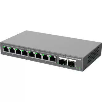 Grandstream GWN7721 L2 Lite upravljano stikalo, 8x 2,5GbE RJ45, 2x 10G SFP