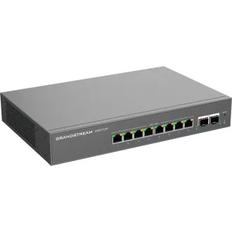 Grandstream GWN7721P L2 Lite upravljano stikalo, 8x 2,5GbE RJ45, 2x 10G SFP , PoE/PoE