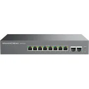 Grandstream GWN7721P L2 Lite upravljano stikalo, 8x 2,5GbE RJ45, 2x 10G SFP , PoE/PoE