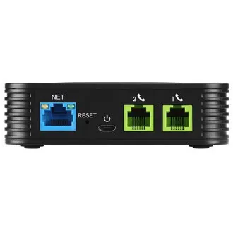 Grandstream HT802 V2 (ATA), 2x FXS, 2 računa SIP, 1x LAN, 3-smerna konfiguracija, samodejno dodeljevanje Grandstream HT802 V2 (ATA), 2x FXS, 2 računa SIP, 1x LAN, 3-smerna konfiguracija, samodejno dodeljevanje
