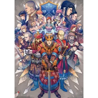 GLO GAMING PUZZLE: THE WITCHER SEVERNA KRALJESTVA GLO GAMING PUZZLE: THE WITCHER SEVERNA KRALJESTVA