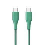 ER POWER kabel USB-C/C GRS 60W 120cm zelen